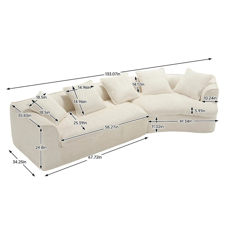 Oversized Comfy Sofa