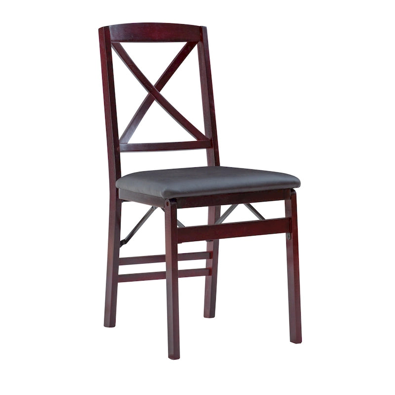 Espresso Folding Chair (Set of 2)