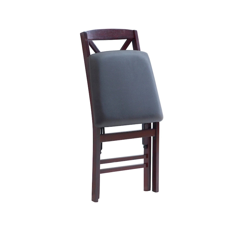 Espresso Folding Chair (Set of 2)