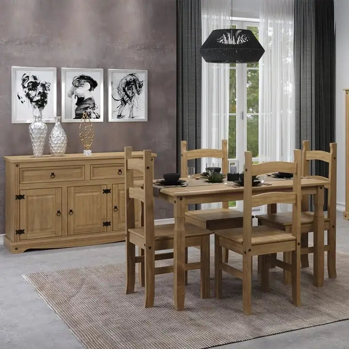 Solid Wood Dining Chairs (Set of 2) Farmhouse