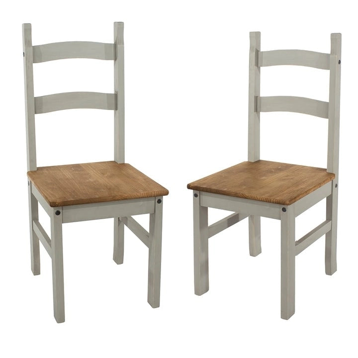 Solid Wood Dining Chairs (Set of 2) Farmhouse