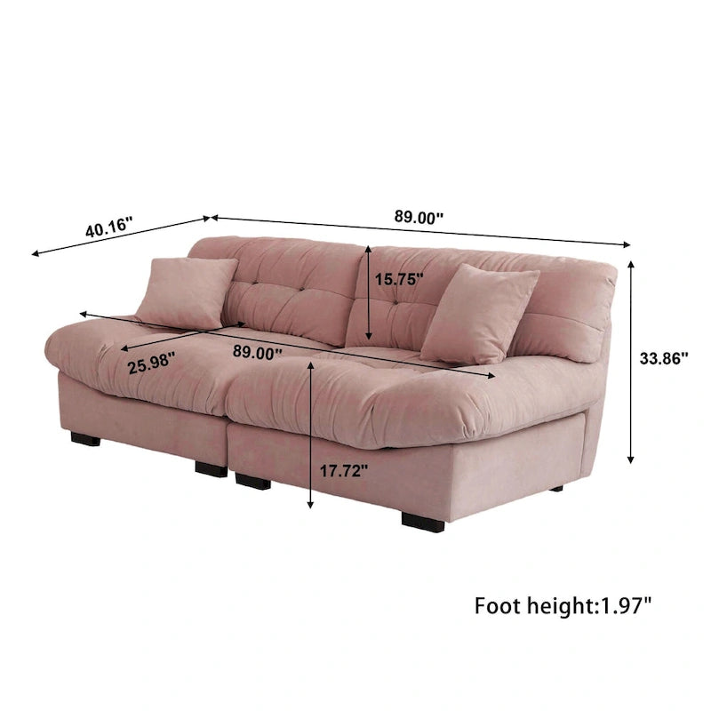 Minimalism Cloud Sofa Loveseat