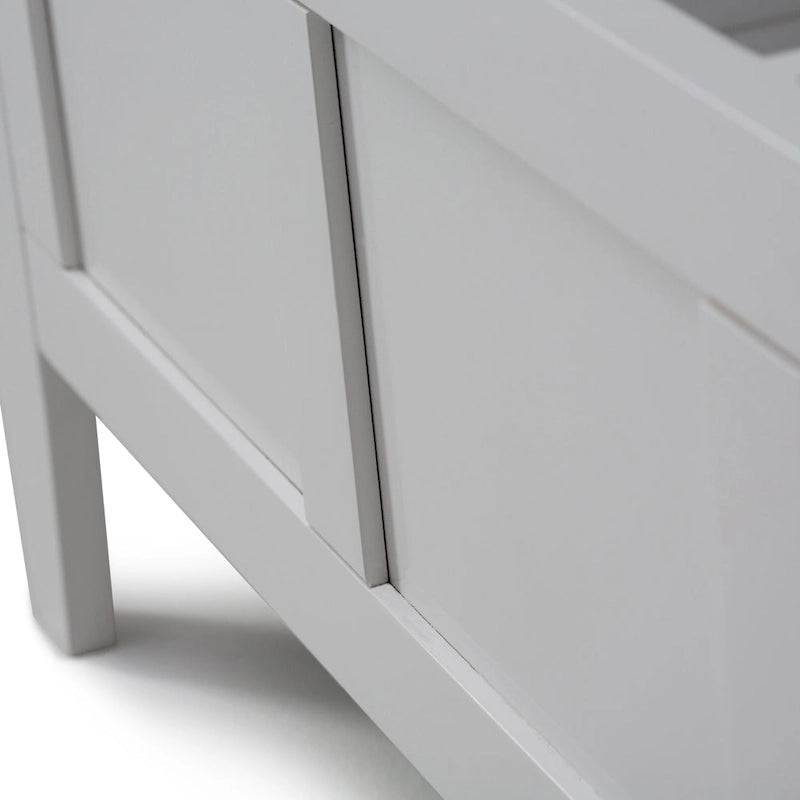 SOLID WOOD 48 inch Wide Contemporary Entryway Storage Bench - 20 inch wide