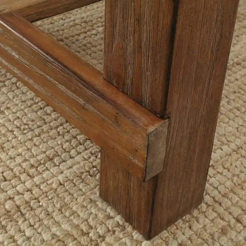 Country brown 60-inch solid wood bar table