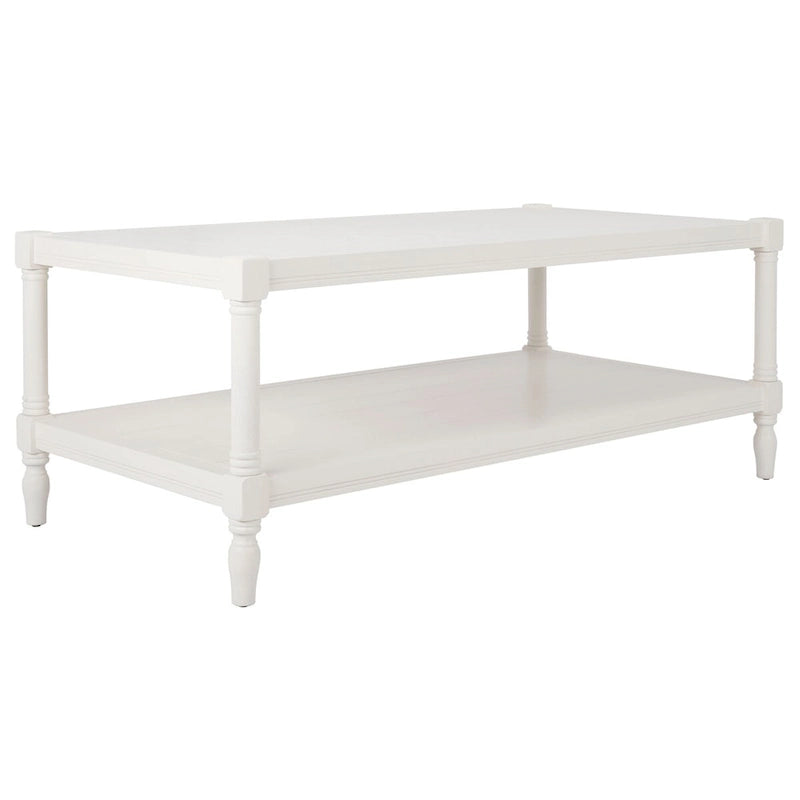 White Coffee Table - 47.2 x 23.6 x 18.9 - 47Wx24Dx19H