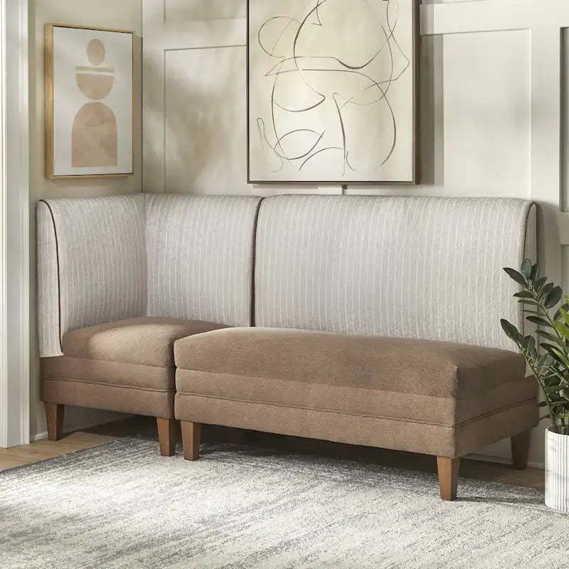 Upholstered Corner Seat