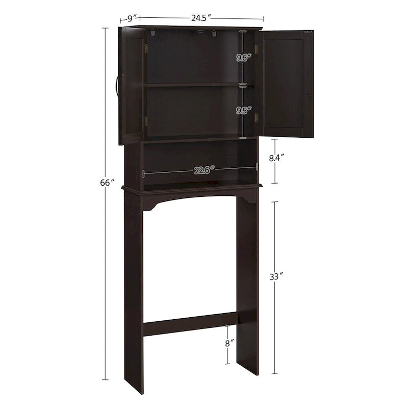 Bathroom Space Saving Organizer Over-the -Toilet