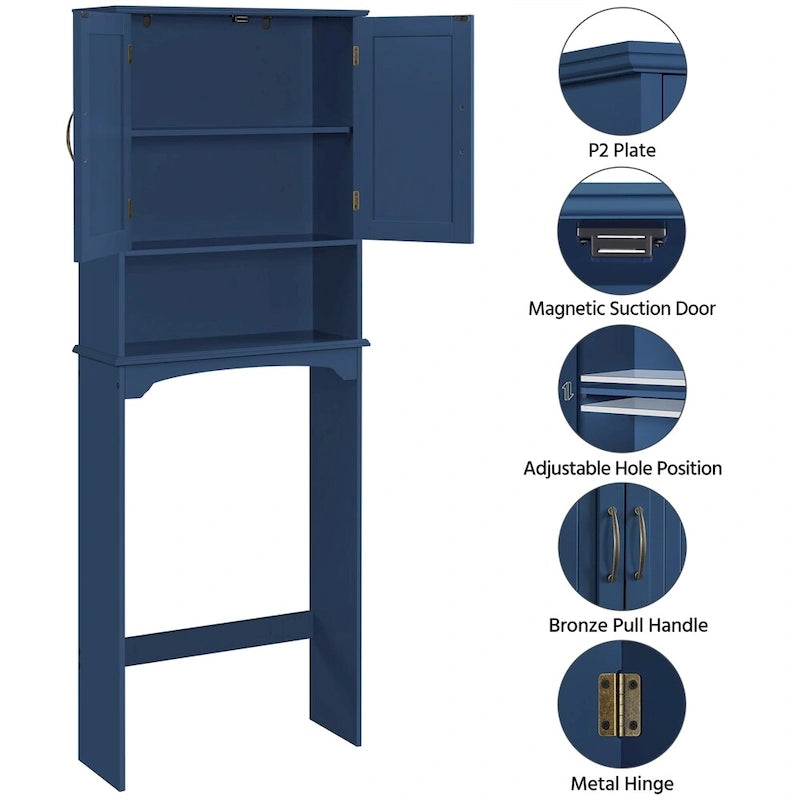 Bathroom Space Saving Organizer Over-the -Toilet