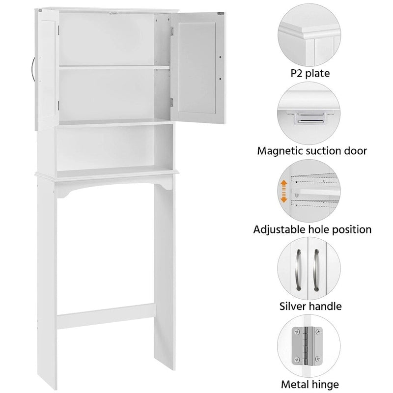 Bathroom Space Saving Organizer Over-the -Toilet