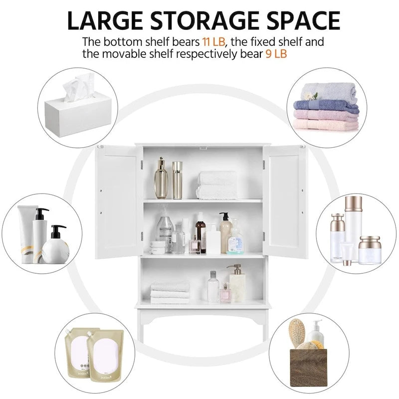 Bathroom Space Saving Organizer Over-the -Toilet