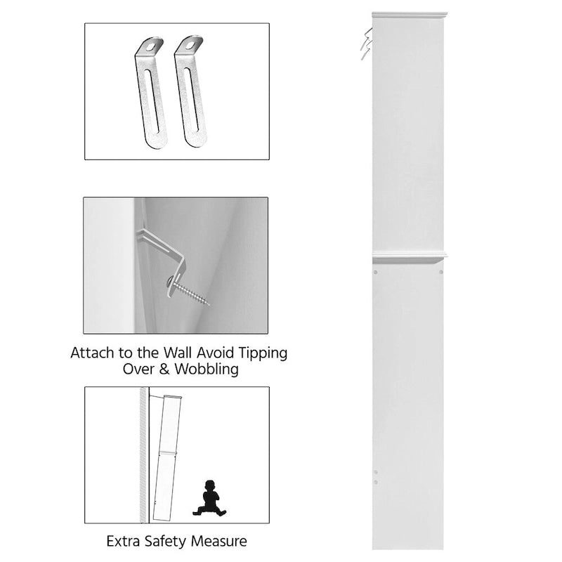 Bathroom Space Saving Organizer Over-the -Toilet