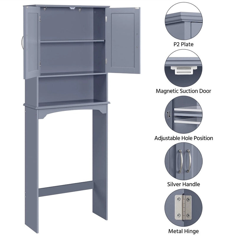 Bathroom Space Saving Organizer Over-the -Toilet